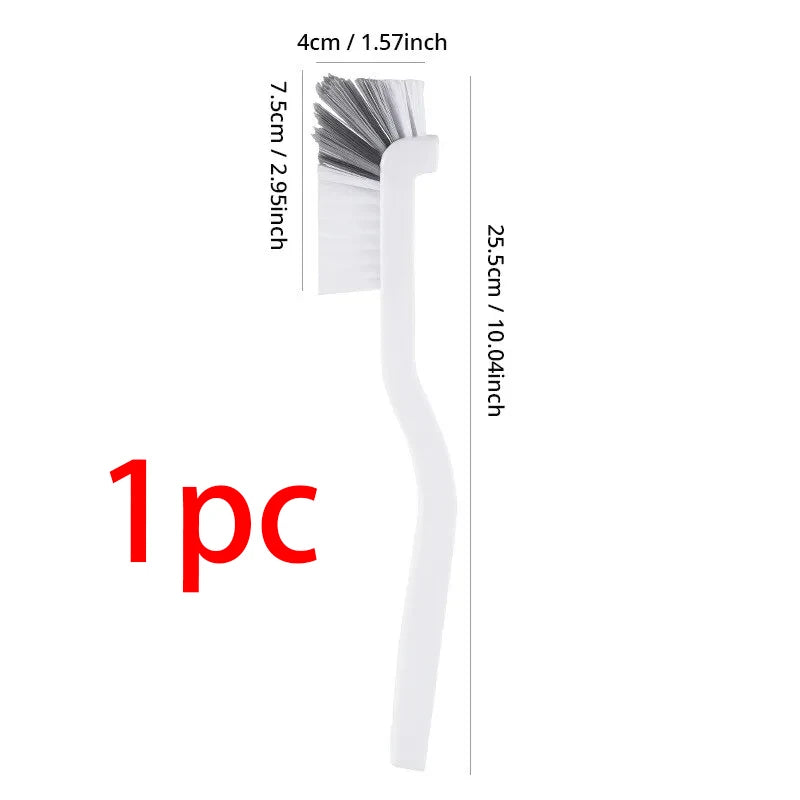 Japanese Sink & Motorcycle Cleaning Brush - Long Handle Elbow Design for Tail Holes & Crevices