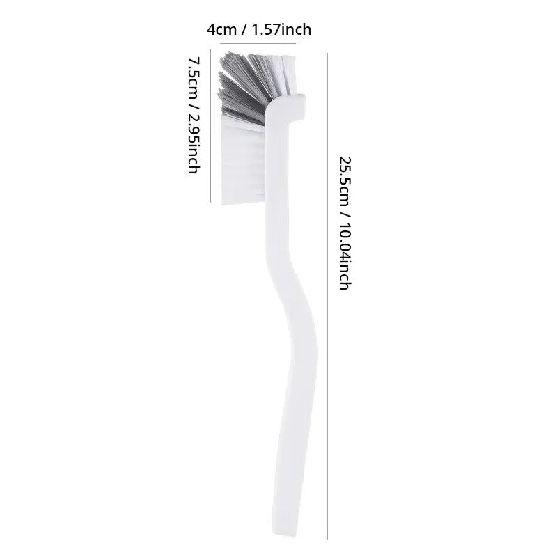 Japanese Sink & Motorcycle Cleaning Brush - Long Handle Elbow Design for Tail Holes & Crevices